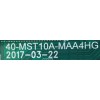 MAIN PARA TV HITACHI / NUMERO DE PARET M8-T10NA16-MA200AA / 40-MST10A-MAA4HG / IDF137789C / V8-ST10K01-LF1V001 / 10358243MA2499 / MST10A / PANEL LVU550LGDX E5 V12 / MODELO 55R81